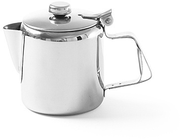 HENDI Kaffee- / Teekann mit Scharnierdeckel - 74x95 ØxH mm - 0,25 Liter