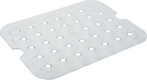 Abtropfgitter für GN 1/1 47,3 x 26,8 cm, H: 2 cm Polycarbonat passend zu GN 1/1 Behälter aus Polycarbonat