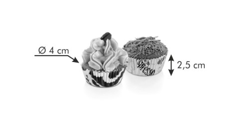 Muffin-Minikörbchen DELÍCIA ø 4 cm, 100 St., zum Kaffee