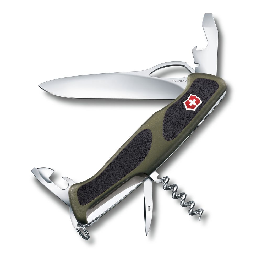 Victorinox RangerGrip Taschenmesser 61, 130mm, TASCHENMESSERhalen, oliv/schwarz