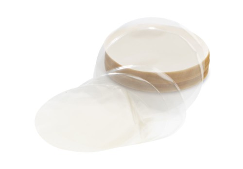 Papier für Hamburger Presse, ø 130 mm, ca 1400 Stück,1 kg.