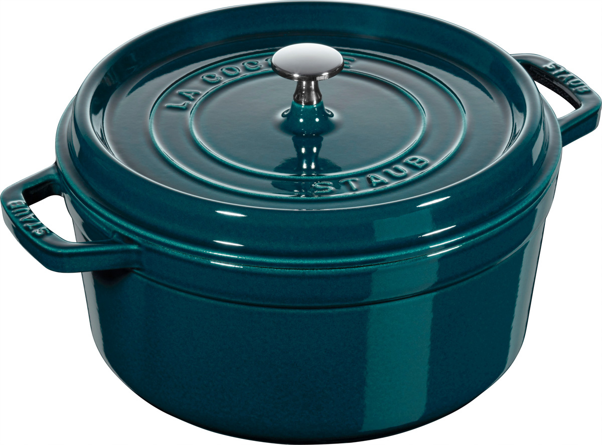 Cocotte, 26 cm, La-Mer, rund, Gusseisen, Serie: La Cocotte. Marke: Staub