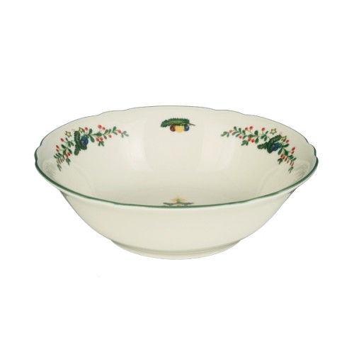 Seltmann Dessertschale 15 cm, Form: Marieluise, Glasur: elfenbein, Dekor: 43607 Weihnachten