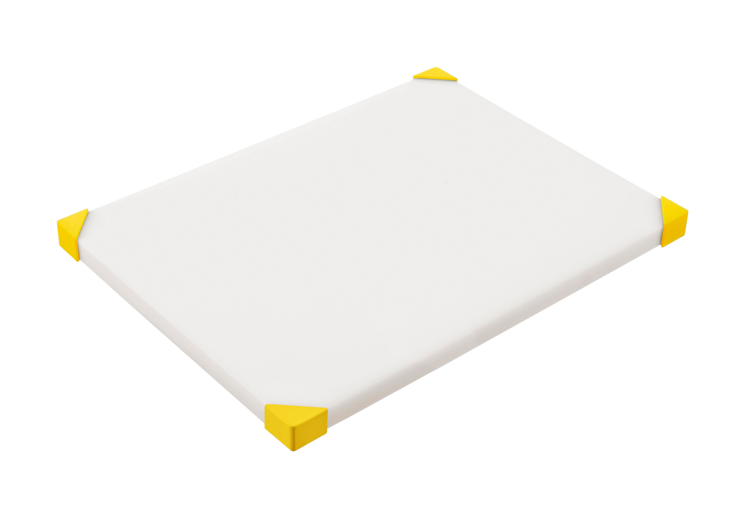 ARAVEN Schneidebrett rutschfest mit den Abmessungen 404x304x24mm, gelb