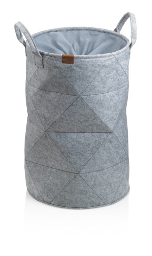 Wäschesack Fay Filz hellgrau 50,0 cm 33,0 cm von Kela