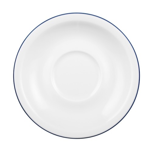 Seltmann Untere zur Kaffeetasse 14,5 cm, Form: Compact, Dekor: 10795 Blaurand