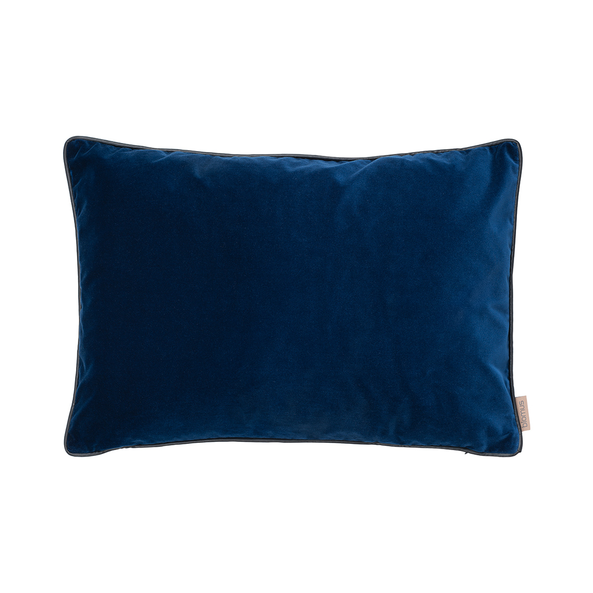 Kissenbezug -VELVET- Midnight Blue 40 x 60 cm. Material: 100% Baumwolle. Von Blomus.