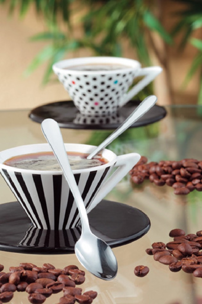 Espressolöffel SYLVIA, Edelstahl 18/0, poliert, Länge: 11,5 cm. Auch für Mocca. Materialstärke 1,8 mm.