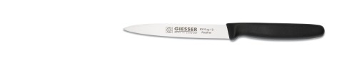 Gemüsemesser 12 cm, schwarz Giesser - Made in Germany