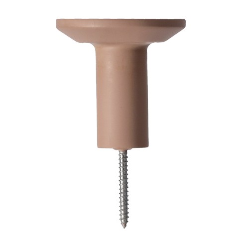 Wandhaken-Set, 5-tlg., Polyresin / Maße: groß: (2x) Ø 8,4x8, klein (3x): Ø 5x8 cm