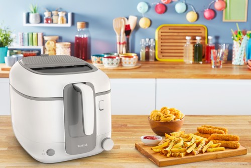 TEFAL FR3100 SUPER UNO ACCESS Fritteuse (Fassungsvermögen: 2,2 l Öl 1,5 kg, Spülmaschinengeeignete Teile, Einfaches Reinigen,