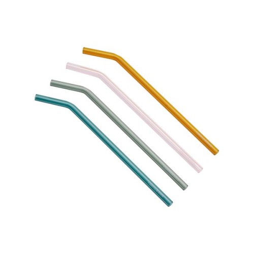 Villeroy & Boch Artesano Hot Beverages Glas-Trinkhalm Set 4-teilig