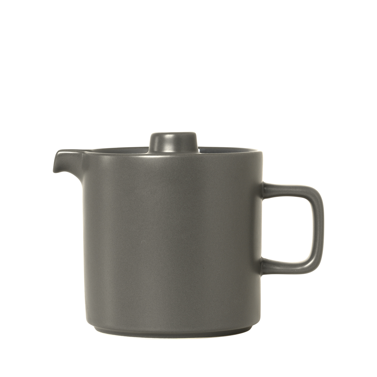 Teekanne -PILAR- Pewter, 1000 ml, Ø 12 cm. Material: Keramik. Von Blomus.