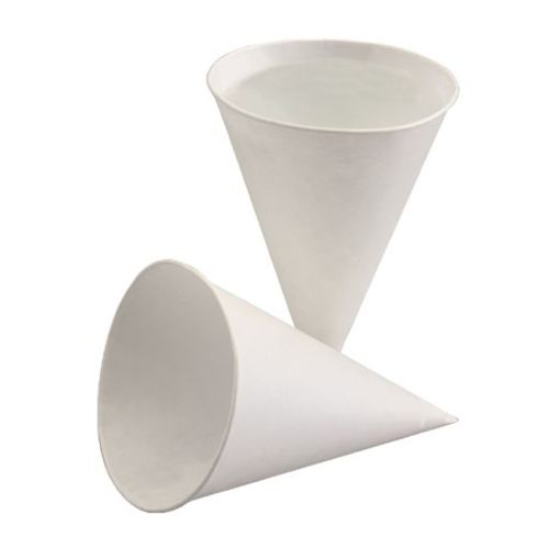 200 Spitzbecher, Zuckerrohrpapier 120 ml Ø 7,5 cm · 10,5 cm weiss von PAPSTAR