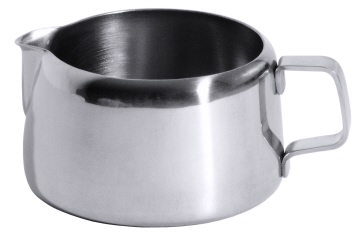 Sahnegießer 0,25 l aus Edelstahl 18/10, hochglänzend, Durchmesser: 7,5 cm, Höhe: 5 cm