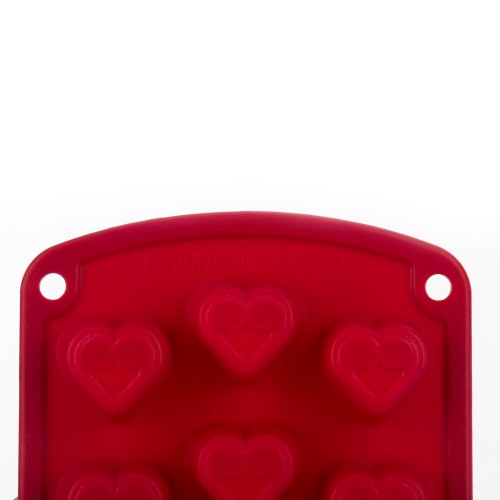 Westmark Silikon-Pralinenform »Herz«, rot