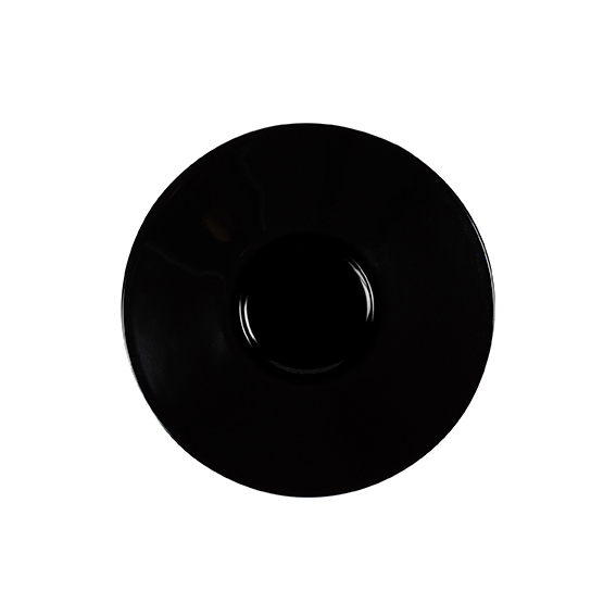Untertasse 18 cm - Form: Table Selection - Dekor, 79920 schwarz - aus Porzellan. Hersteller:, Eschenbach. "Made in Germany".
