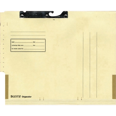 Leitz Pendeltasche Orgacolor® 32,3 x 26 cm (B x H) DIN A4 260g/m² Kraftkarton chamois