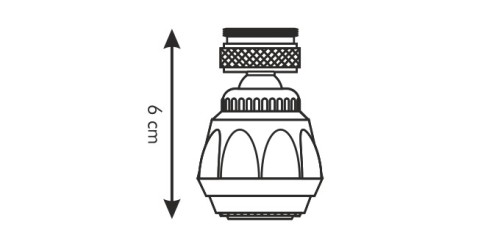 Luftsprudler, verchromt PRESTO