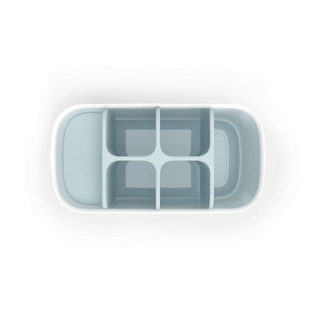 Joseph Joseph Easy-Store - Großer Zahnbürstenhalter - weiß/blau