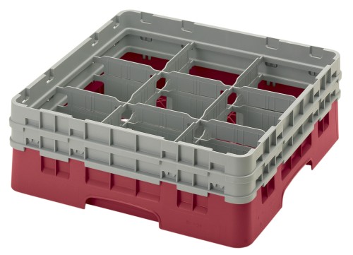 Camrack® mit 9 Fächern 13,3cm maximale Höhe von Cambro