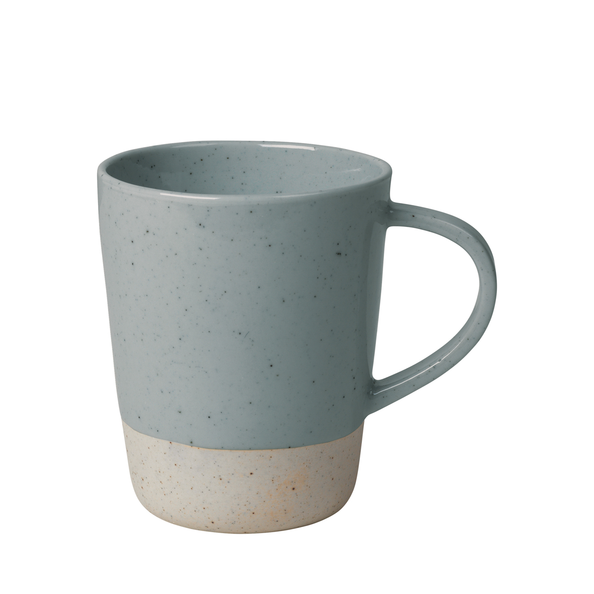 Becher mit Henkel -SABLO- Stone 250 ml, Ø 8 cm. Material: Keramik. Von Blomus.