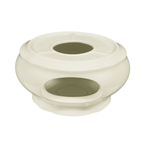 Seltmann Stövchen, Form: Marieluise, Glasur: elfenbein, Dekor: 00003