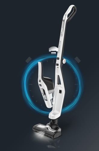 Kabelloser Rowenta Dual Force 2-in-1 Staubsauger und Handstaubsauger, LED-Leuchten, leicht, klappbarer Griff, langlebiger Lithium-Ionen-Akku,