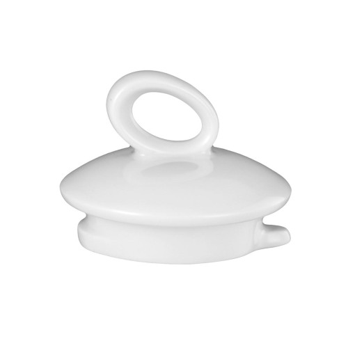 Seltmann Deckel zur Kaffeekanne 1,25 l, rund, Form: Trio, weiss, hohe Kantenschlagfestigkeit, Made in Germany