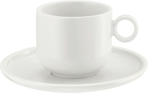 Schönwald Kollektion Shiro, Tasse aus Porzellan, 260 ml, weiß