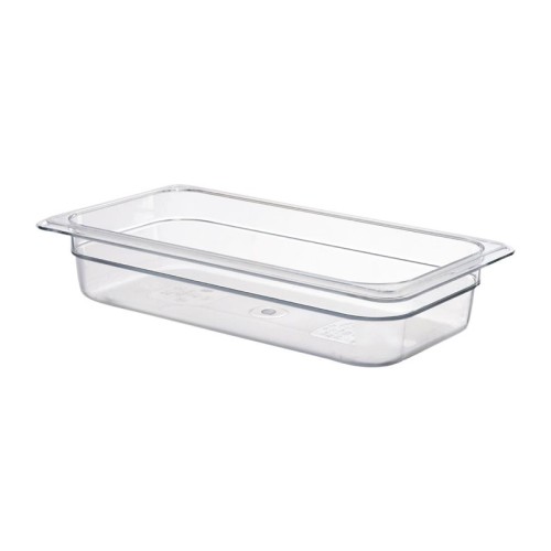 Cambro Polycarbonat GN 1/3 Behälter 65mm. Ermöglicht das Lagern, Transportieren und Servieren aus einem Behälter. GN