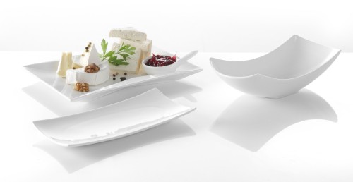 HENDI Vanilla Boat/Bowl Platte 225x111x(H)62 mm