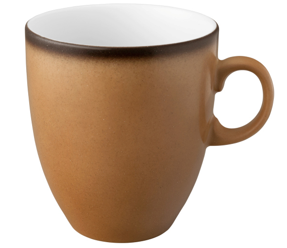 Seltmann Becher 5025, Form: Coup F.Dining, Dekor: 57125 caramel