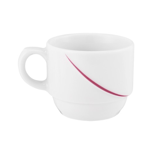 Seltmann Obere zur Moccatasse, Form: Laguna, Dekor: 34622 bordeaux Flanken