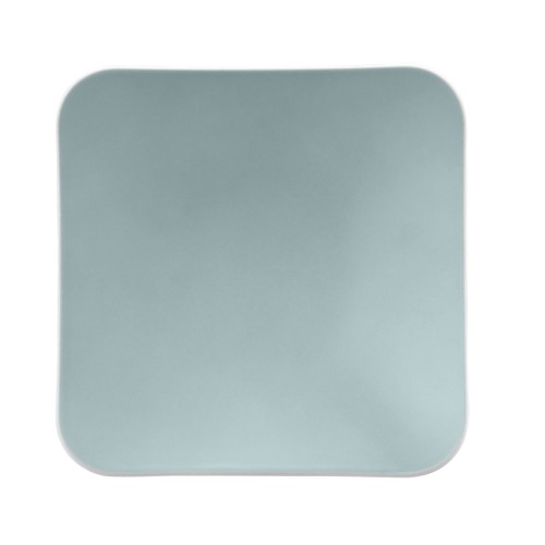 Seltmann Coupschale eckig 26x26 cm M5384, eckig, Form: Coup Fine Dining, Dekor: 57271 türkis, hohe Kantenschlagfestigkeit, Made in Germany