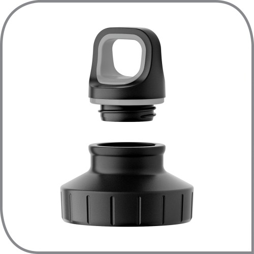 EMSA N3031300 DRINK2GO TRITAN TRINKFLASCHE 0,7 L SMILE Zitronen - 100 % dicht auch bei Wasser mit Kohelnsäure - spülmaschinenfest - BPA frei