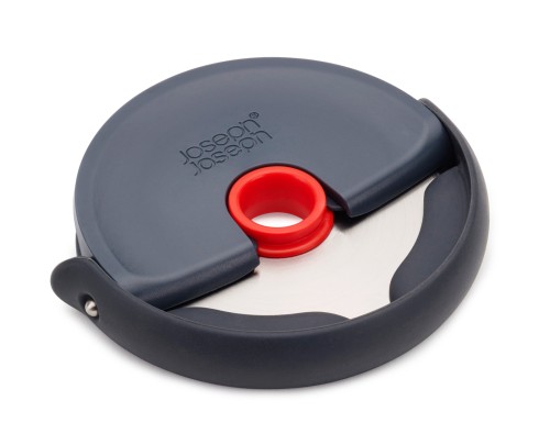 Joseph Joseph Disk - Leicht zu reinigender Pizzaschneider - grau