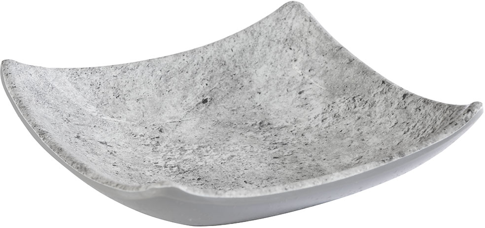 Schale -ELEMENT- 10,5 x 10,5 cm, H: 3 cm Melamin Farbe: Betonoptik 0,04 Liter spülmaschinengeeignet stapelbar nicht