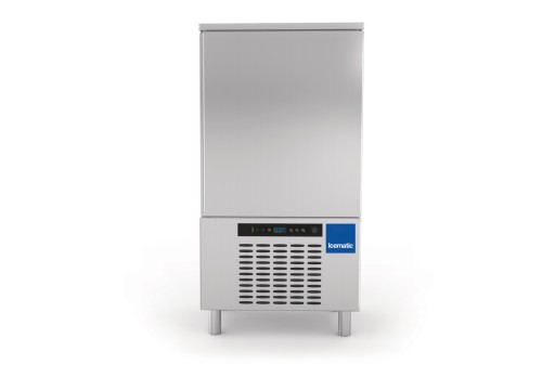 SARO Schockfroster Modell ST 10 1/1 Made in Europe - Material: (Gehäuse) Edelstahl - Standgerät mit einer Tür - Geeignet für 10x 600 x