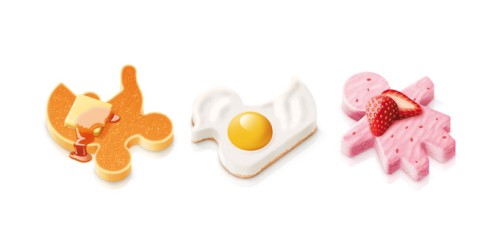 Spiegeleiform Mädchen DEL. KIDS, Hell rosa