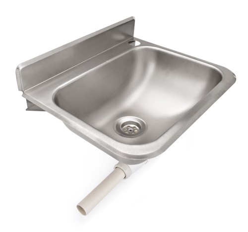 Handwaschbecken. Chromnickelstahl. zur Wandmontage, Lieferung erfolgt inkl.