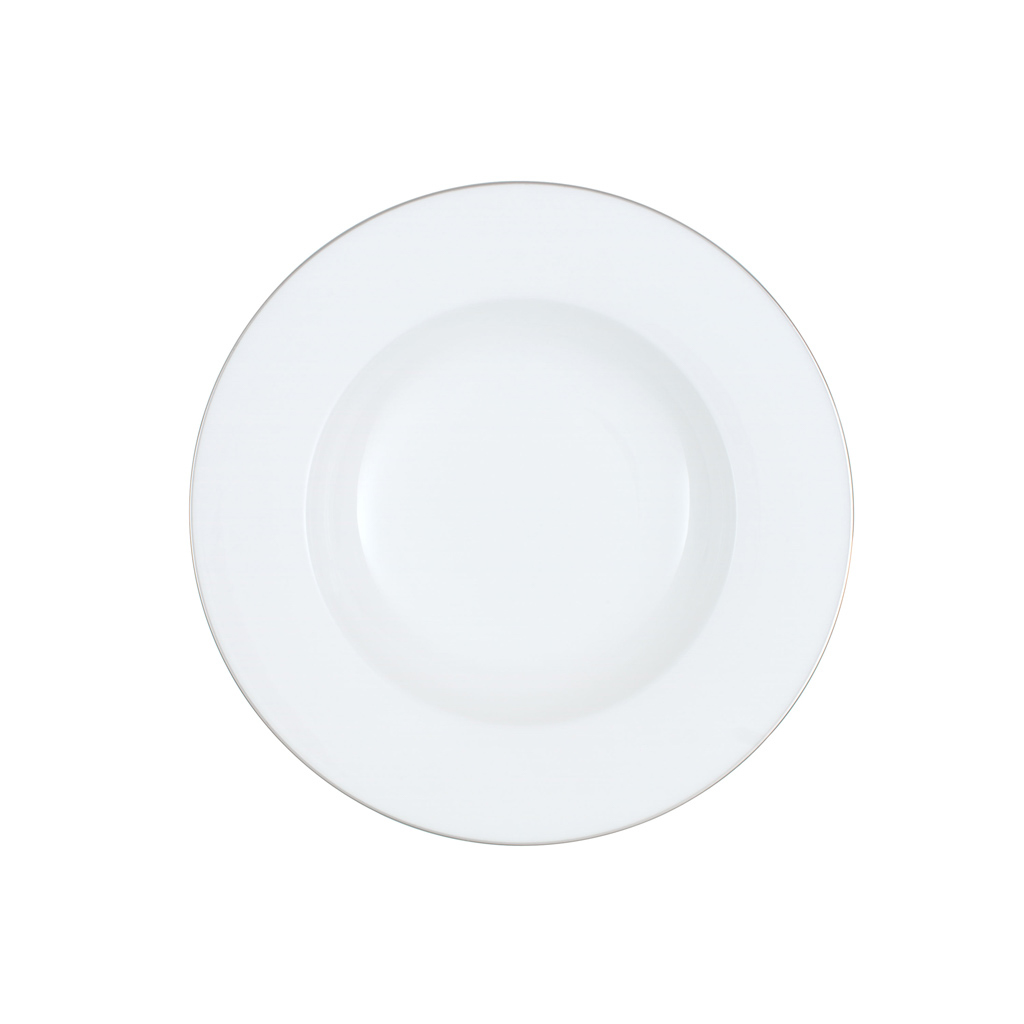 Villeroy und Boch Suppenteller - Maße: 24 x 24 cm / Inh.: 240 L / Ser.: Anmut Platinum No.1