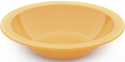 Roltex Teller in tiefer Ausführung, 280 ml Füllvermögen, gelb