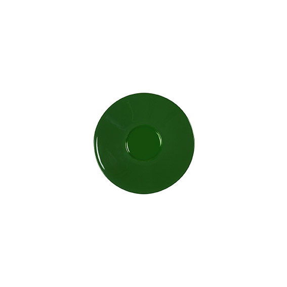 Untertasse 12 cm - Form: Table Selection - Dekor, 79174 dunkelgrün - aus Porzellan. Hersteller:, Eschenbach. "Made in Germany".