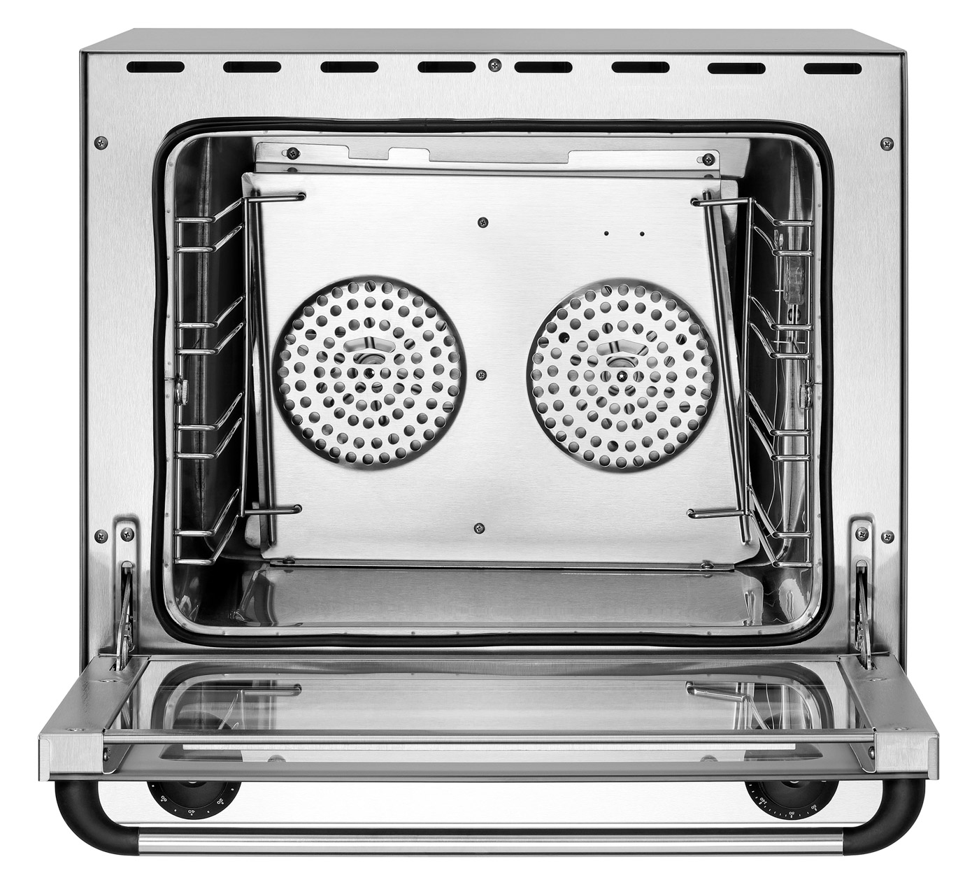 Bartscher Heißluftofen AT90-ST |Lüftergeschwindigkeit: 1 Stufe | Maße: 59,5 x61,5 x 58,0 cm. Gewicht: 37,4 kg