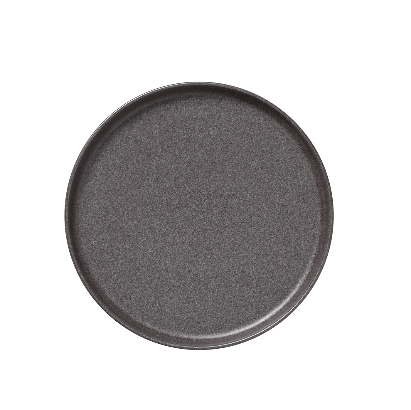 Teller ROCKZZERO, flach, Ø 28 cm, Set á 6 Stück, stone grey, Steinzeug Flache Ausführung, Farbe: Stone Grey