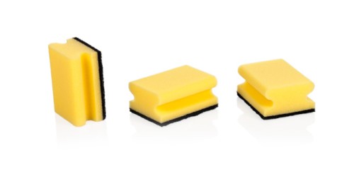 Geschirrschwämme CLEAN KIT, 3 St., mit Griffrille