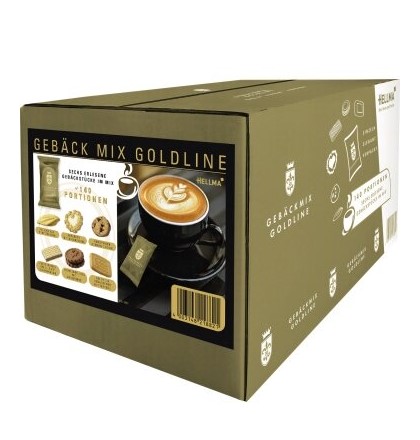 HELLMA Gebäckmix Goldline, Inhalt. 140 Stk.