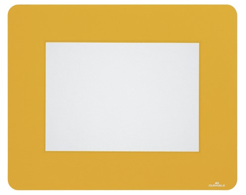 Durable Bodenmarkierungsfenster A5, ablösbar Inhalt: 1 Pack a 10 Stück , Farbe: Signalgelb