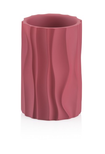 Becher Merida Polyresin himbeerrot 10,5 cm 7,0 cm von Kela